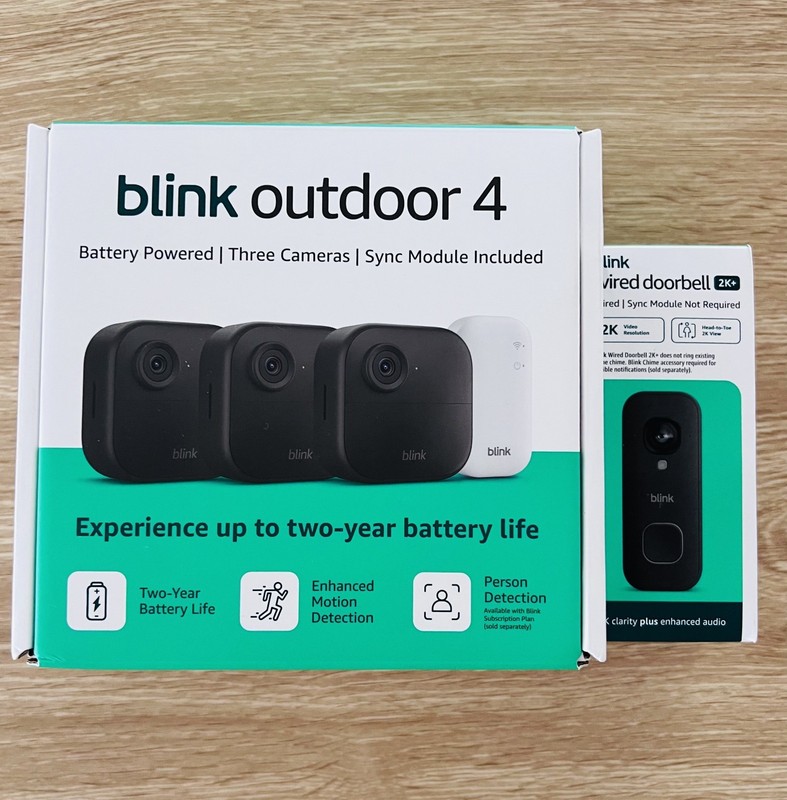 Amazon Blink Video Doorbell+Outdoor4 Wireless smart security with three cameras gallery