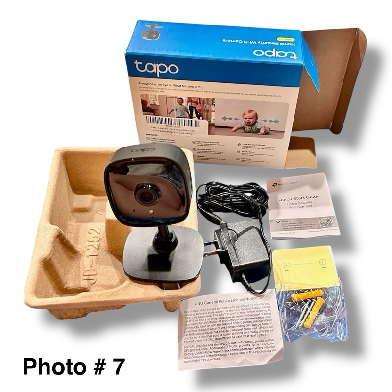 Tapo C101 1080p HD Home Security Wi-Fi Camera Baby NV-40’ 512GB gallery