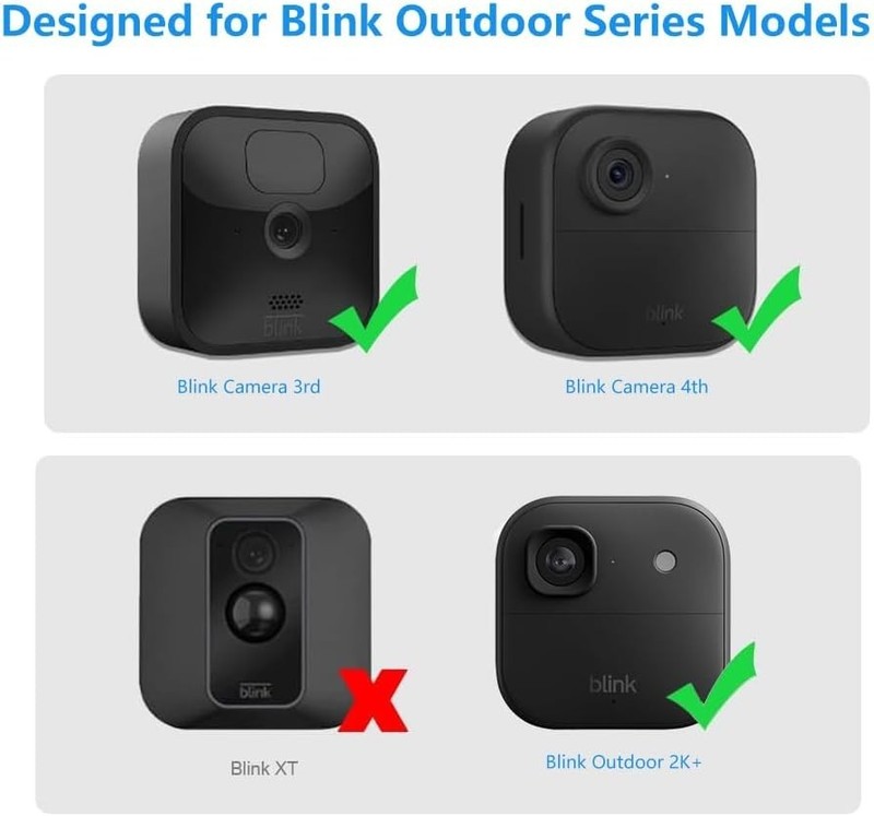 Weatherproof Wall Mount 3 Pack for Blink Outdoor Cameras 360° Adjustable gallery
