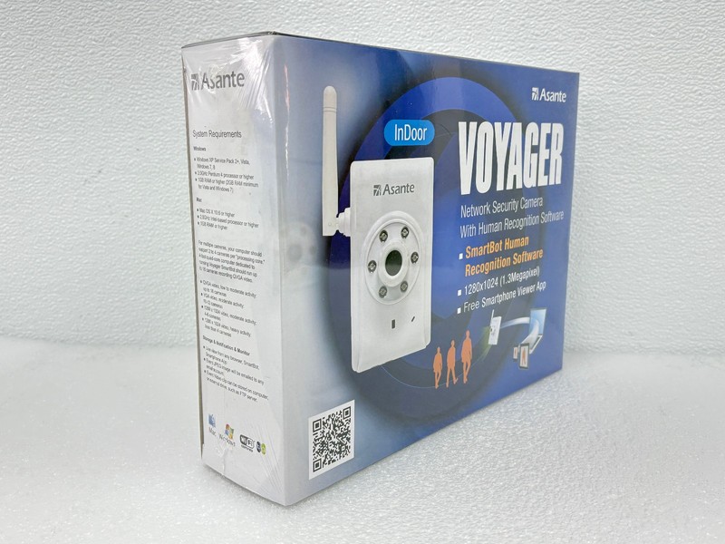 LOT OF 2 | Voyager Smartbot Network Security Camera Only - White NEW (SEALED) gallery