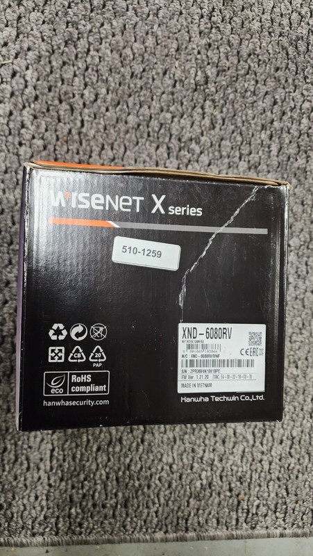 New Hanwha Wisenet XND-6080RV Wired Dome Security IP Camera gallery