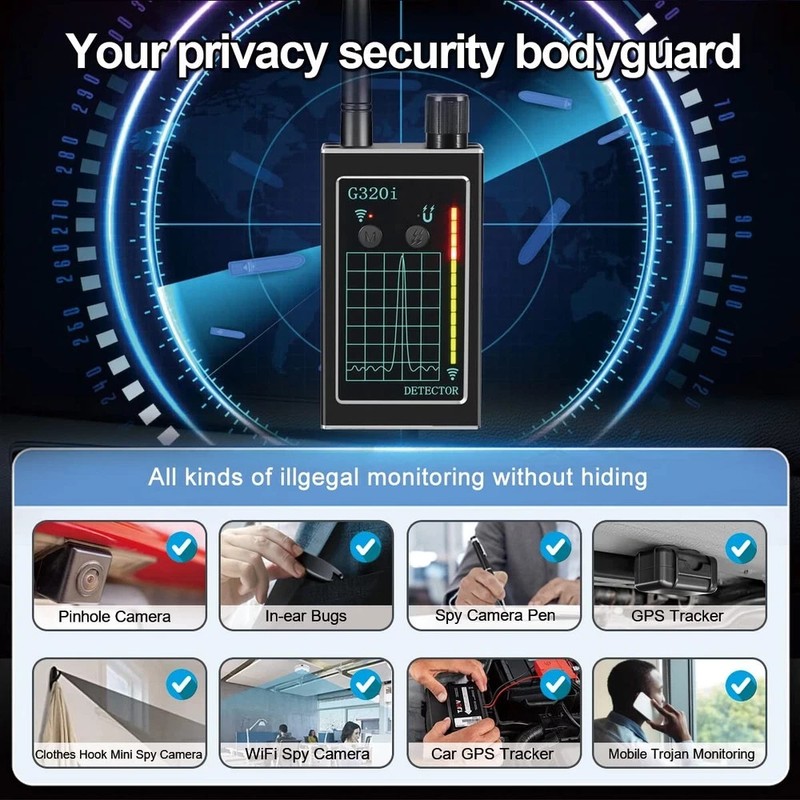 Hidden Devices Detector, Hidden Camera Detectors, GPS Tracker Detector, Bug gallery