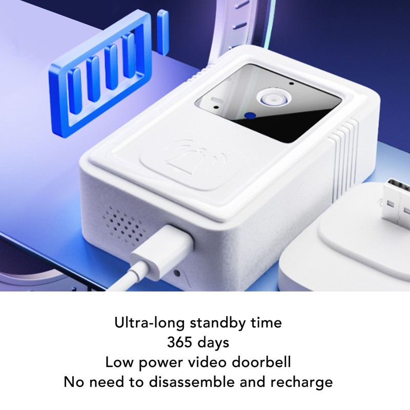 AI Doorbell Camera Wireless Head To Toe View Intelligent Package Detection 2.4G gallery