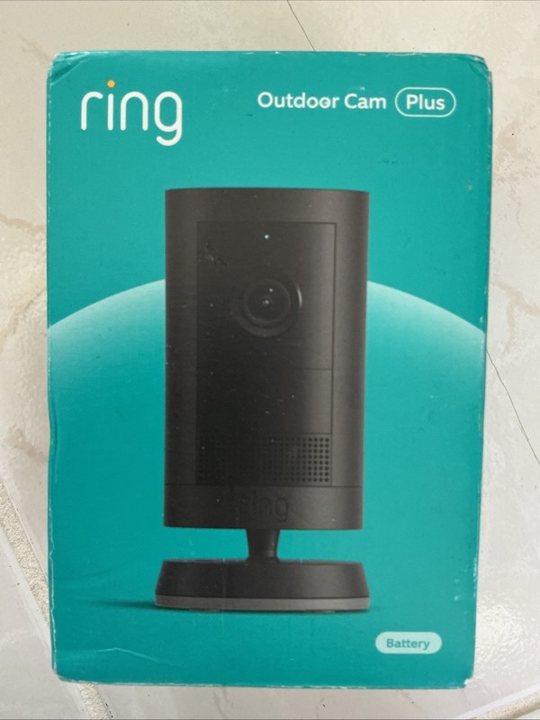 Ring Outdoor Cam Plus Battery 2K HD Smart Camera. New Factory Sealed