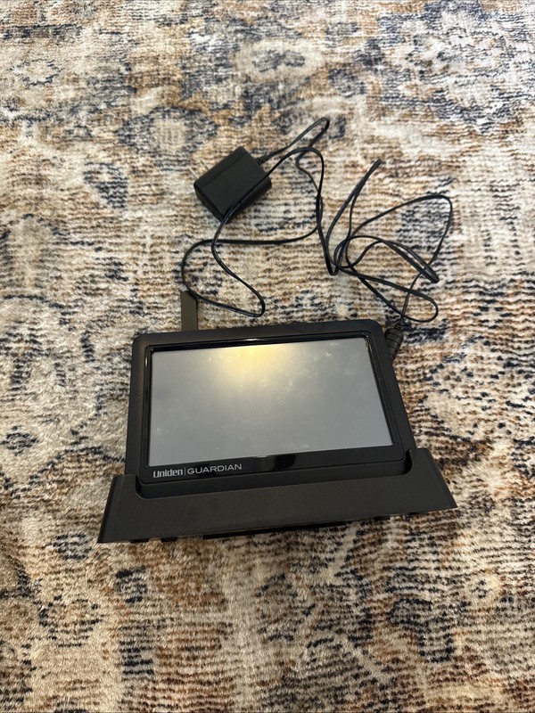 Uniden Guardian G766 G7 LCD Monitor With Dock & AC Adapter – Bad Battery * READ*