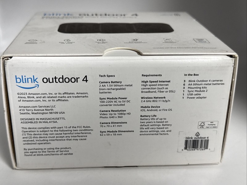 Blink Outdoor 4 - Battery-Powered Smart Security 3-Camera System gallery