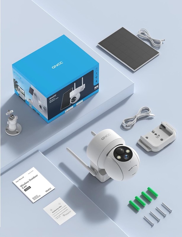 Solar Security Camera Outdoor, 360° View, WiFi, Color Night Vision gallery