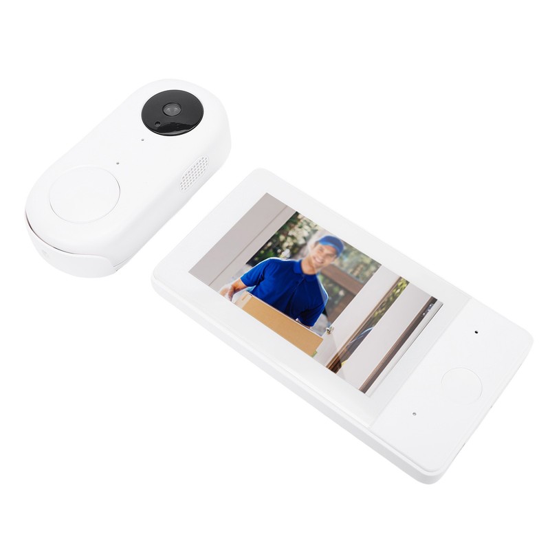 Wireless Doorbell Camera 4.3 Inch Display Rechargeable Battery For Home gallery