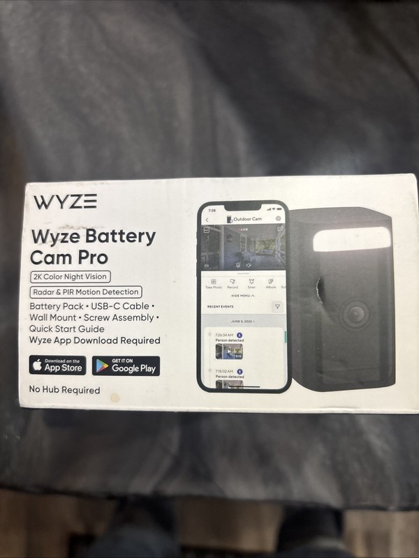Wyze Battery Cam Pro 2k battery powered video camera. gallery