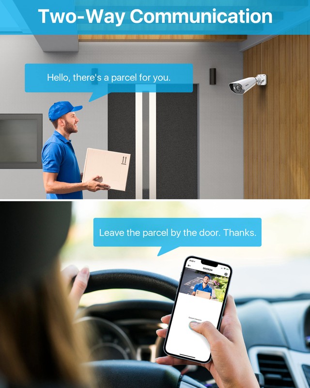 ZOSI 16CH H.265+ 4K 8MP Spotlight POE Security Camera System 4TB HDD 2-way Audio gallery