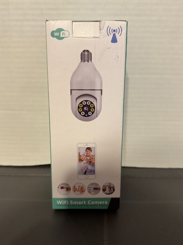 WIFI Smart Camera for Lightbulb socket w/ wall plug attachment Sc07axxus