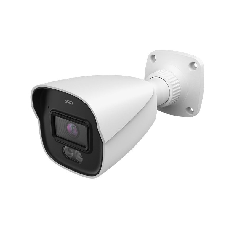 IP-5IR8S4C1-28, 4K Titanium IP Camera Turret, Dual Light LED & IR, Full Color