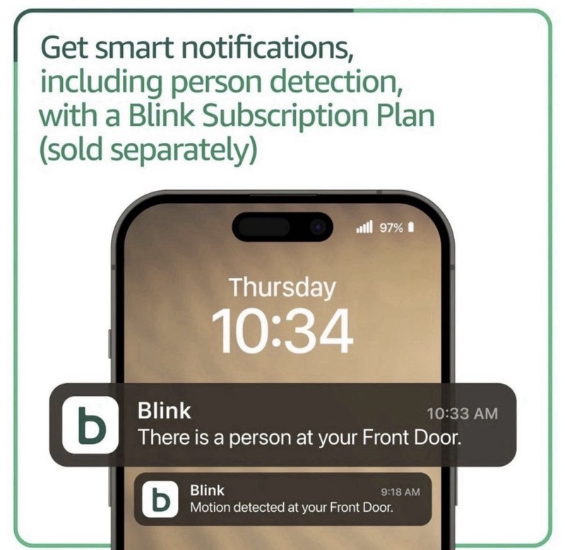 Blink Outdoor 4 Wireless Camera Security System & Blink Video Doorbell Bundle gallery