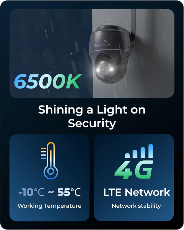 4K LTE Cellular Security Camera Wireless Outdoor, 360° Smart Detection with Auto gallery