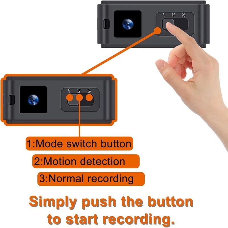 Mini Video Cameras 64GB 1080P Mini Portable Nanny Video Recorder with Motion ... gallery