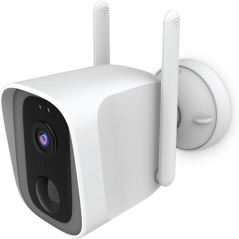 Smart Outdoor Wireless Security Camera, 2K HD Video, Battery Powered or Solar-Re gallery