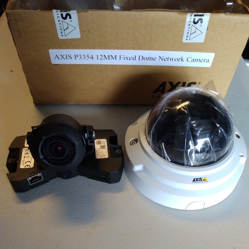AXIS P3354 12mm Dome White Security Safety Surveillance CAMERA