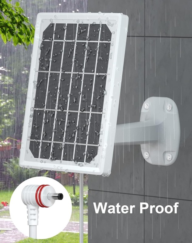 Ring Camera Solar Panel, Power for Ring Stick Up Cam Battery, Ring Spotlight... gallery