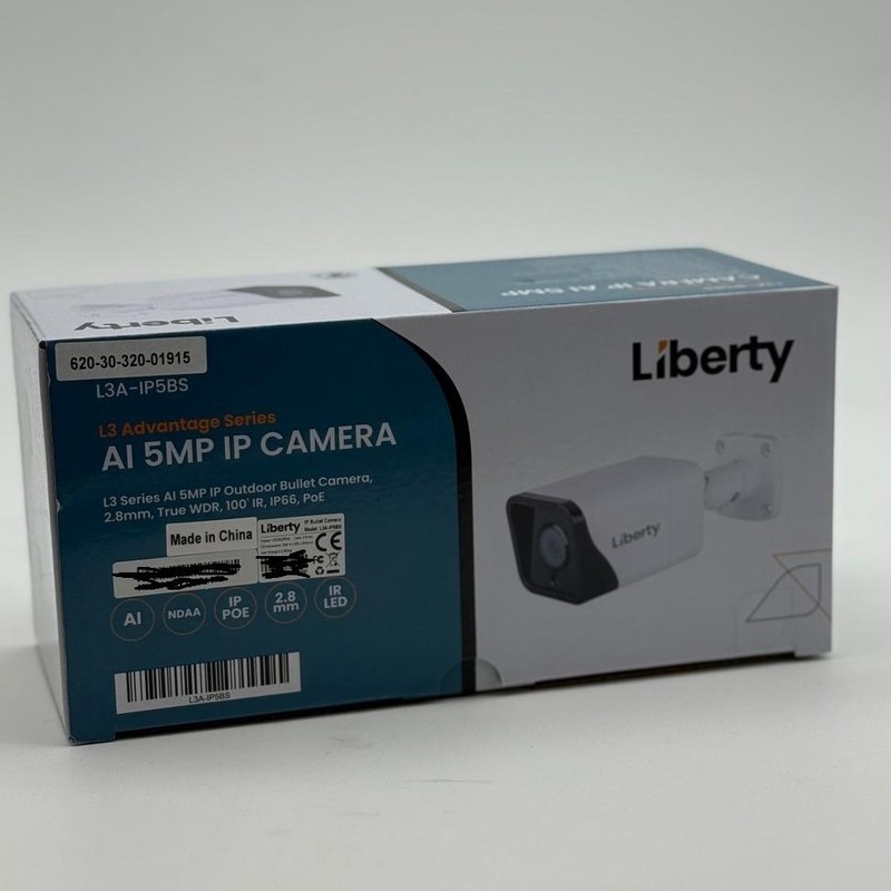 Liberty L3A-IP5BS AI 5MP IP Outdoor Bullet Camera (NEW) gallery