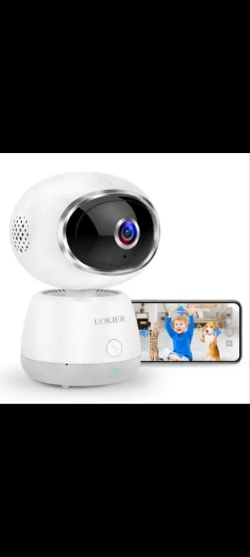 UOKIER WiFi Home Security Camera Wi-Fi Indoor Pan/Tilt/Zoom IP Pet Camera, 1080P