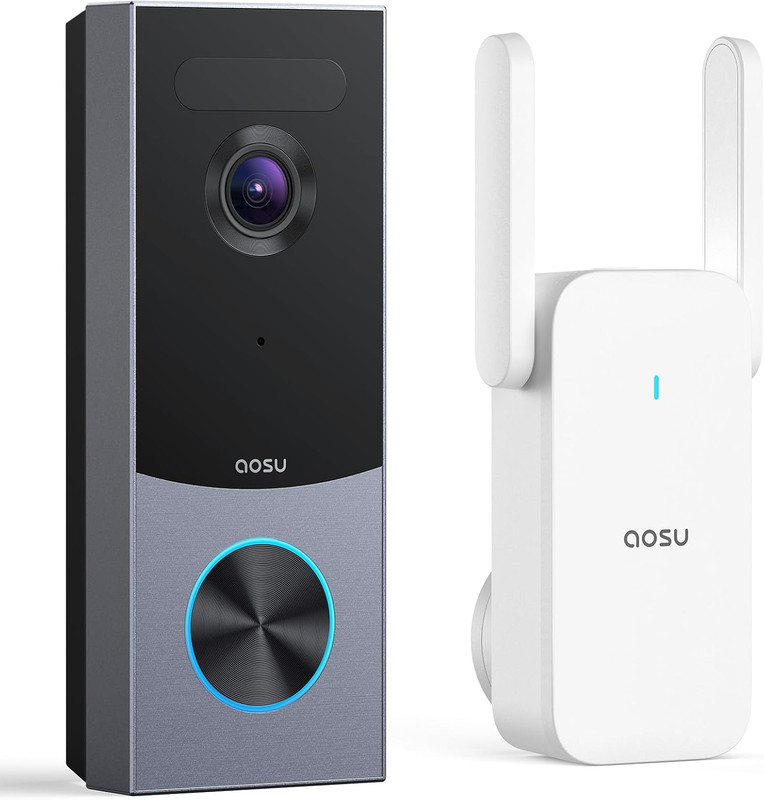 Doorbell Camera Wireless, Local Storage, 5MP Ultra HD, Triple Motion Detection,