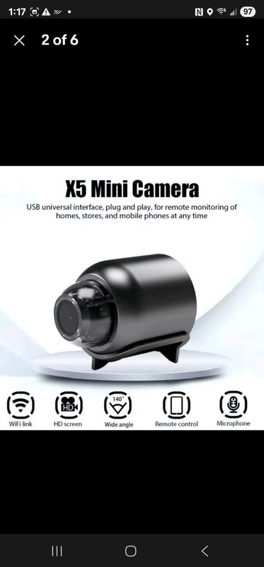 New X5 Mini Camera 1080P Clear Night Vision Lightweight Portable Premium Cam New gallery