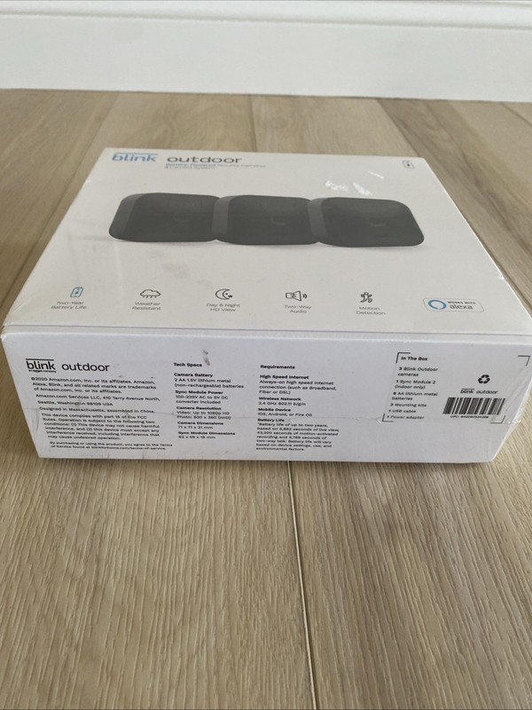 Blink Outdoor Wireless Security Camera 3rd Gen 3-Pack Battery-Powered New gallery