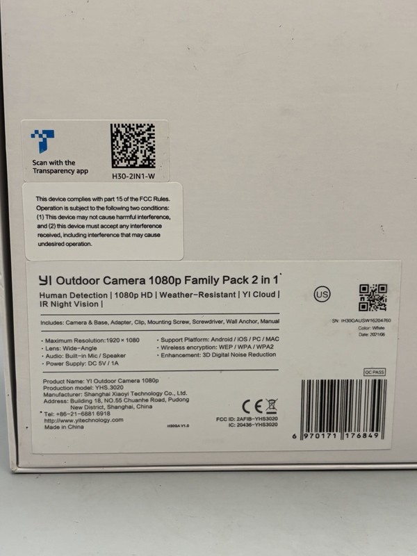 Yi Outdoor Security Cameras 1080p Family Pack - Set of 2 gallery