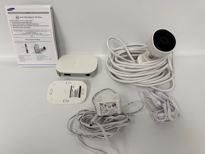 SAMSUNG SNH-E6440BN SMARTCAM HD OUTDOOR HOME MONITORING CAMERA