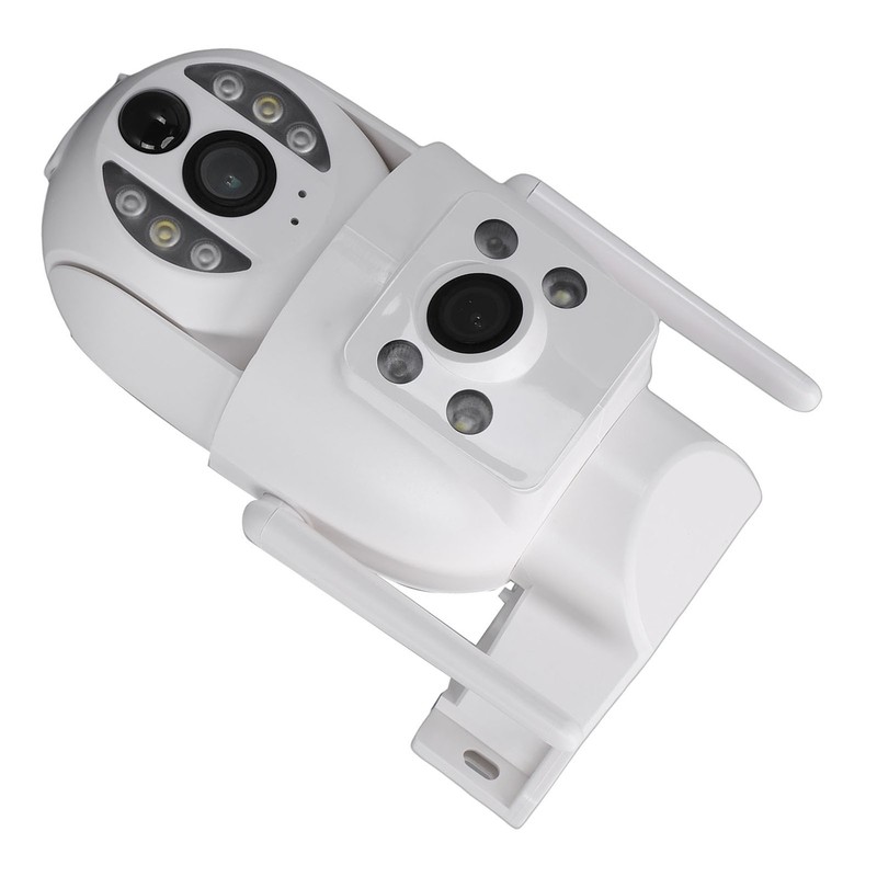 Solar Security Camera Wireless Dual Lens 3MP 2K Motion Detection WiFi Secur NVNF gallery