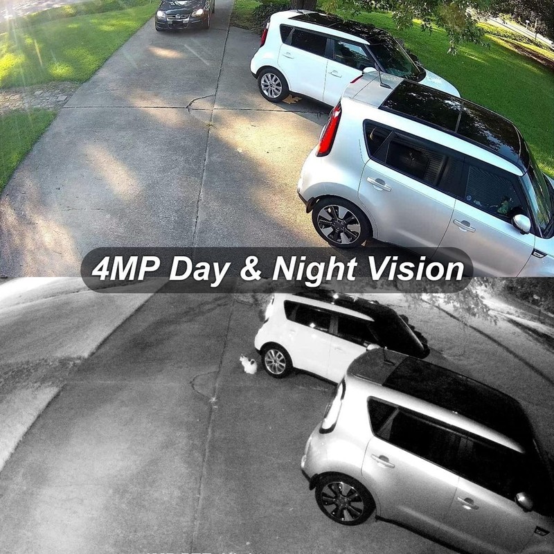 Professional 4MP Dome Camera with Night Vision & Easy Installation - White gallery