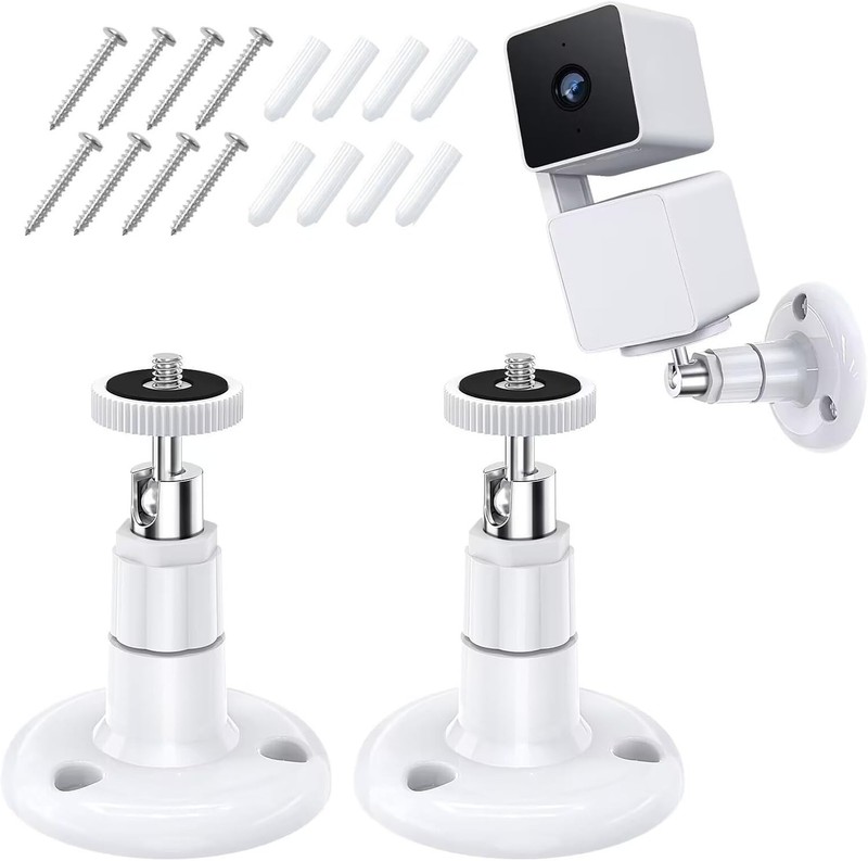 Wall Mount Compatible with Wyze Cam Pan V3 & Wyze Cam V4/V3 & Wyze Cam Outdoo... gallery