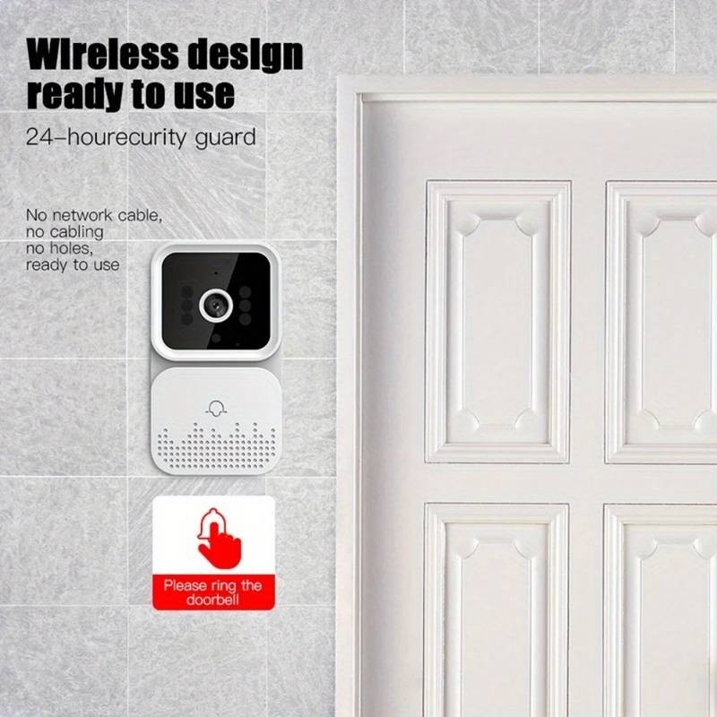 Doorbell Camera Wireless Visual 2.4G WiFi 2 Way Audio Battery Doorbell gallery