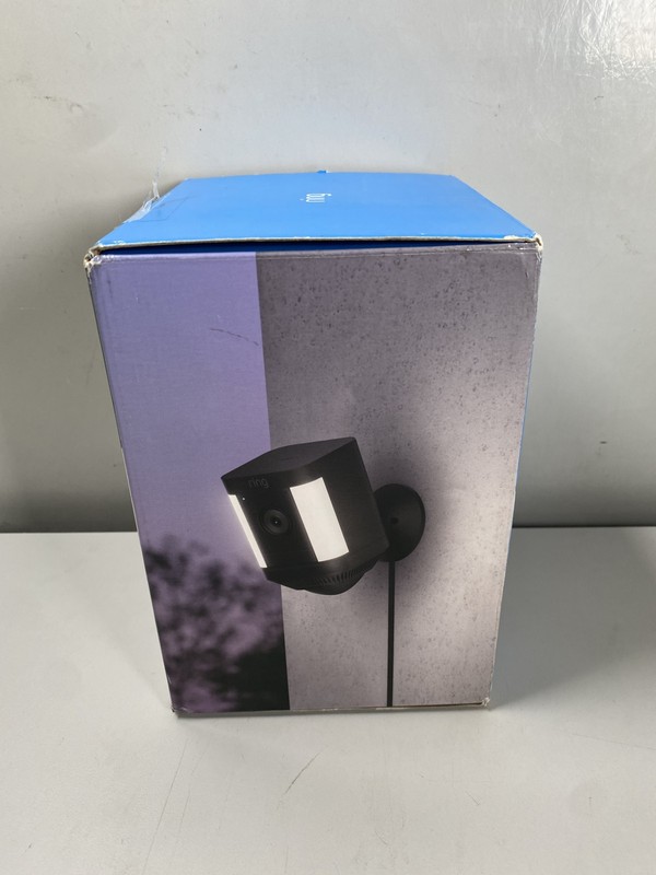 Ring Spotlight Cam Plus, Plug-In Two-Way Talk Outdoor Security Camera - Black gallery