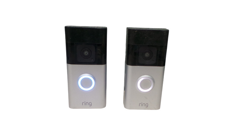 Lot of 2 Ring Battery Doorbell Plus 5F77E9 1080p HD Video with Battery