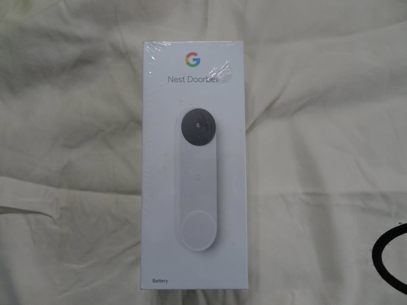 Google Nest Video Doorbell Camera Indoor Wired 5th Gen Open Box gallery