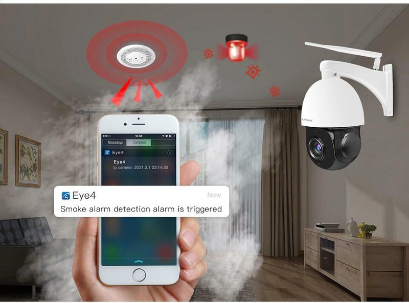 VStarcam CS66Q 18X ZOOM 4MP 1080P FHD Smart PTZ WiFi Outdoor Camera Security Cam gallery