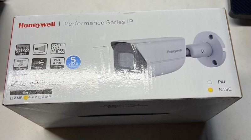 Honeywell HBW4PER1V 4MP Bullet Camera IR 50m Weatherproof IP66 Indoor/Outdoor