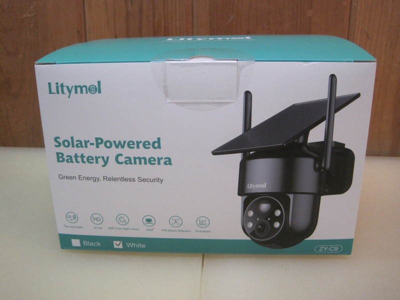 2K 2.4g Home WiFi Security Cameras Wireless Outdoor Solar Powered B8185 gallery