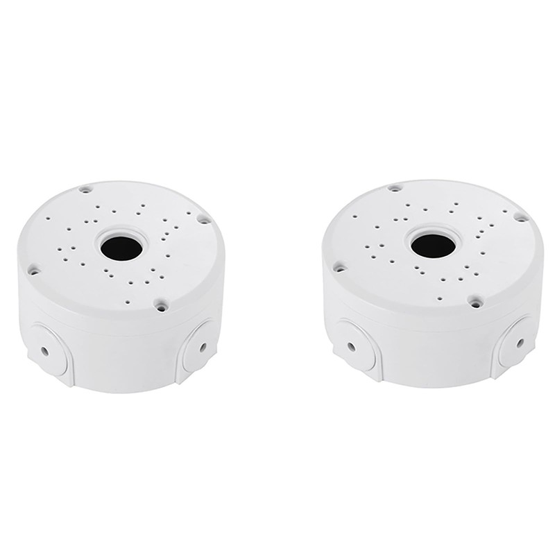 2 Pack Bullet Security Camera Junction Box Rainproof Mount Bracket