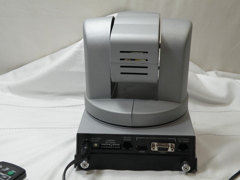 Vaddio ClearView HD-20 Surveillance Camera, 998-6950-000 w/P.S. & Remote Control gallery