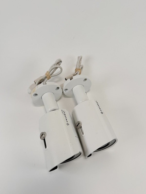 Lot of 2 Amcrest IP PoE Outdoor Security Cameras IP2M-842EW Ships Fast!!! gallery