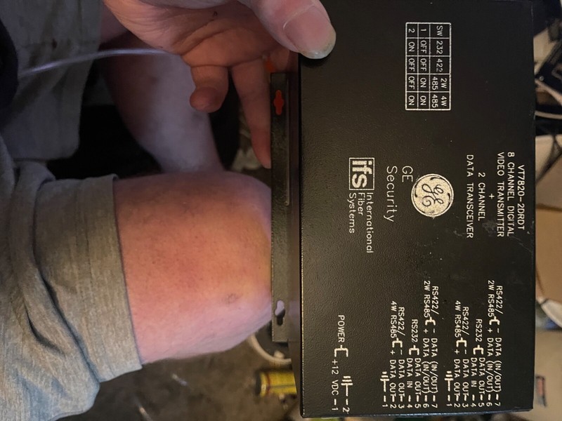 Ge Security VR7820-2DRDT 8 Channel Digital Receiver/2Channel Data