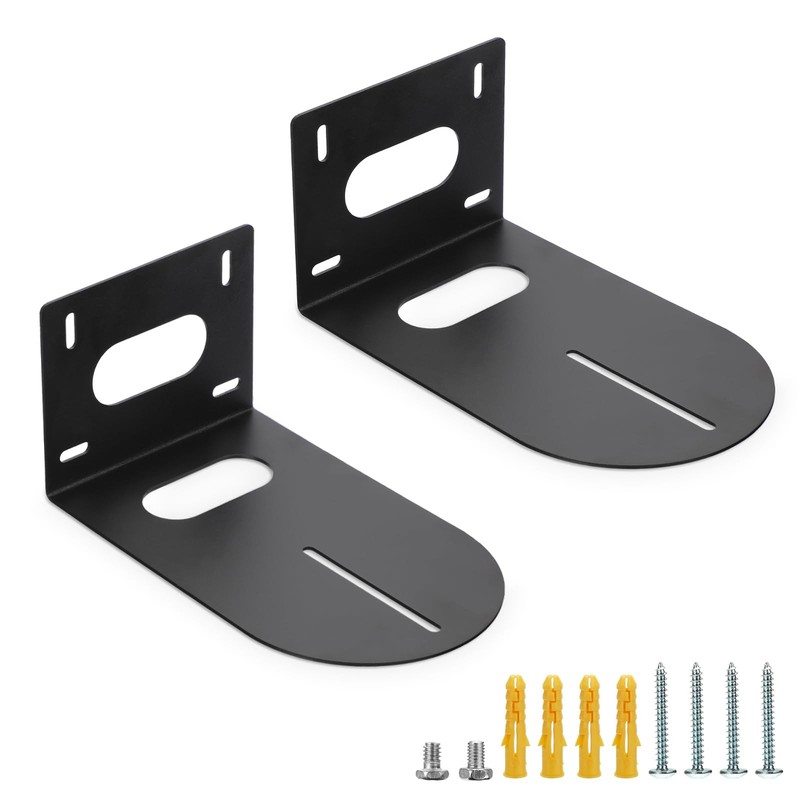 2PCS PTZ Bracket Universal PTZ Mount Bracket with for Various PTZ Cameras (Bl…