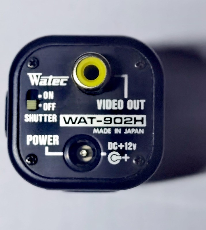 Watec WAT-902H Monochrome PAL Camera. original Made in Japan.