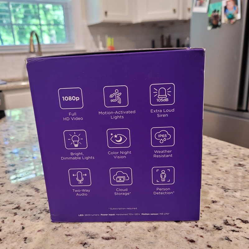 Roku Smart Home Floodlight Camera SE Wi-Fi Connected, Wired Surveillance Camera gallery