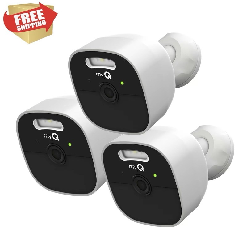 myQ Outdoor Battery Camera, 3 Pack Bundle!