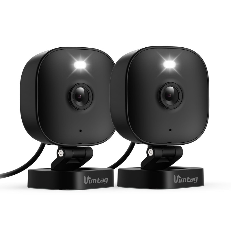 2.5K Security Camera Indoor Outdoor IP66 Night Vision AI Human Detection Audio