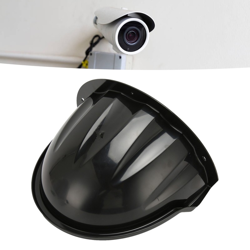 Black ABS Outdoor Security Camera Cover For Sun Rain gallery