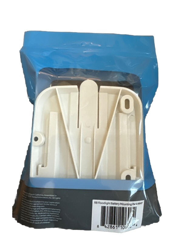 Ring Floodlight Battery Mounting Pack- White New gallery